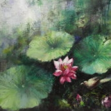 荷丰  96X70cm 2014-大美無言藝術空間